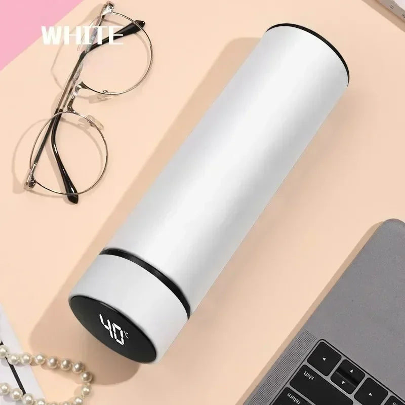 500ml Stainless Steel Thermos Bottle with Digital Temperature Display LED Intelligent Temperature Measurement Cup Vacuum Flask